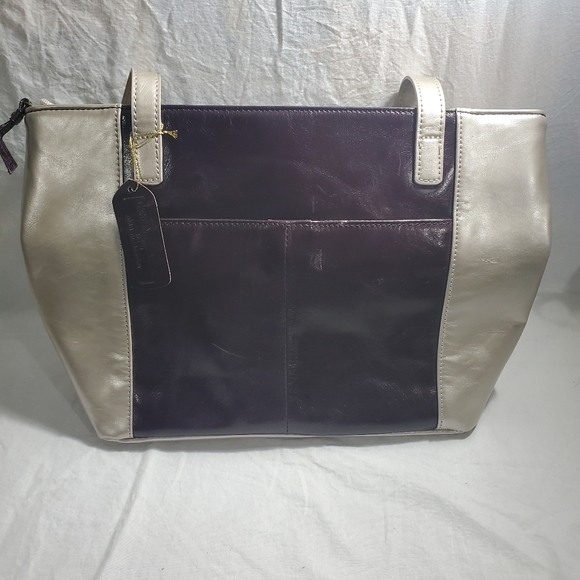 AURIELLE Two Tone Leather Womens Bag /Purse - Picture 2 of 6